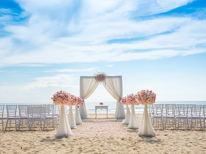 beach wedding