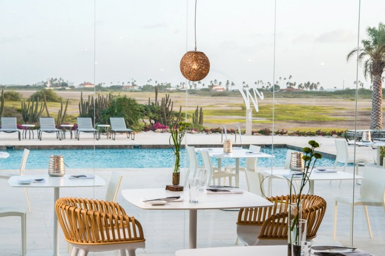 Aruba restaurants: White Modern Cuisine