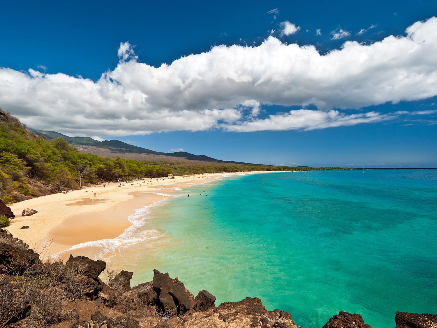 Best beaches in Maui - Makena Beach, aka Big Beach