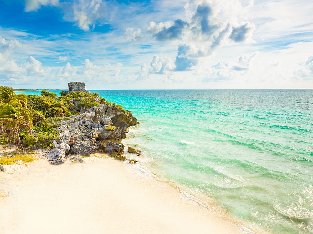 Best Beaches in the Caribbean: Tulum Beach, Riviera Maya, Mexico