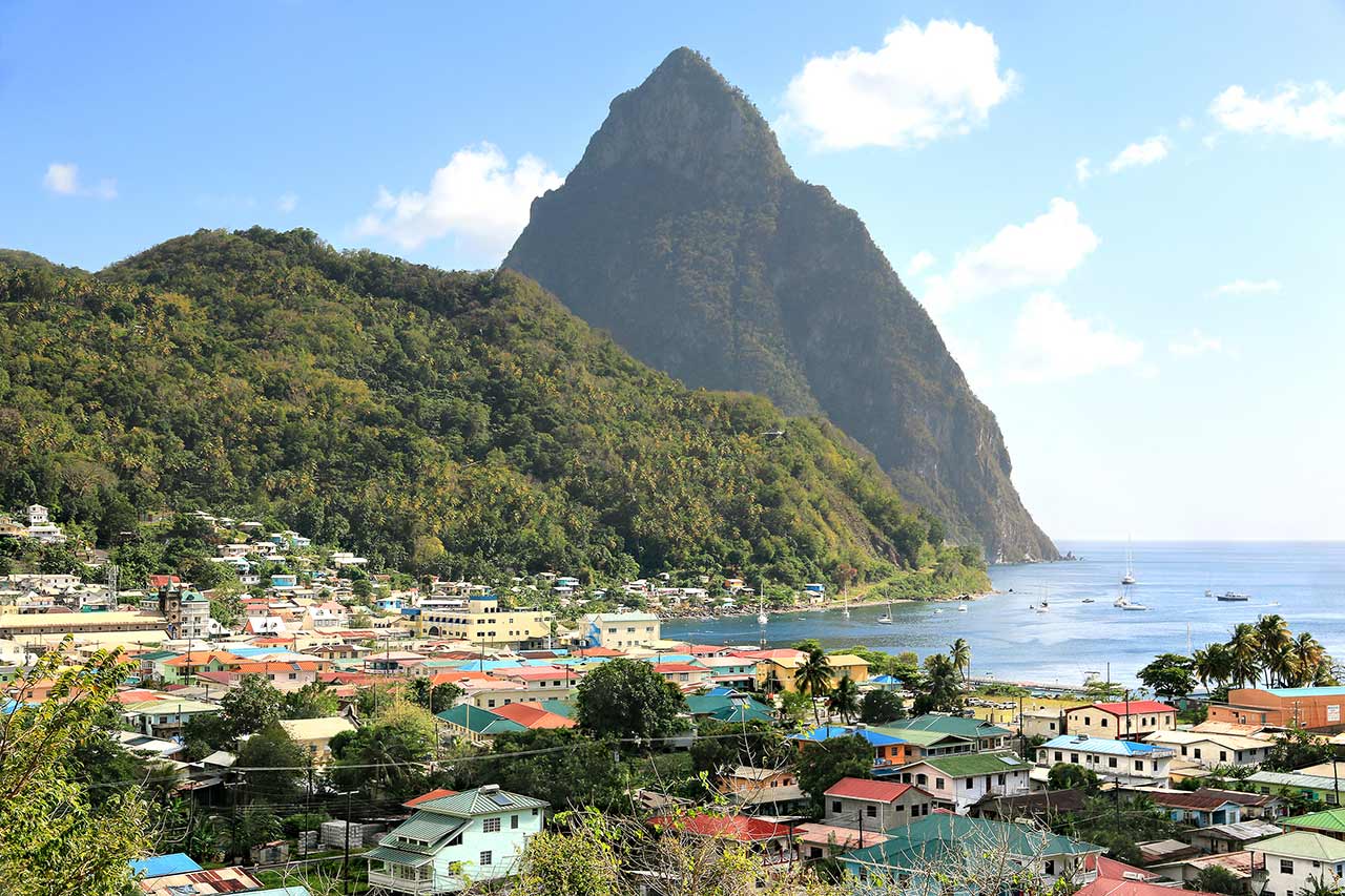 Best places to travel in August: St. Lucia