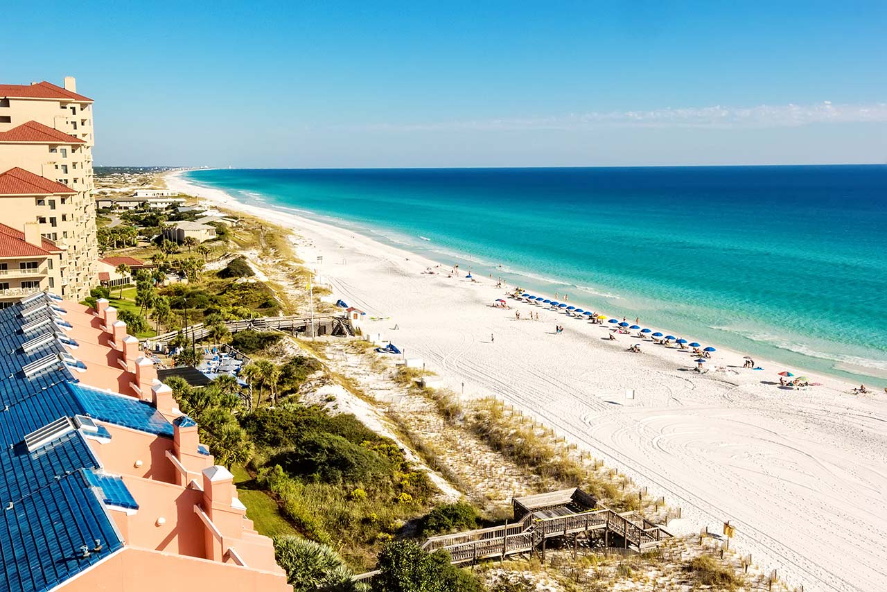 Best places to travel in April: Miramar Beach, Florida