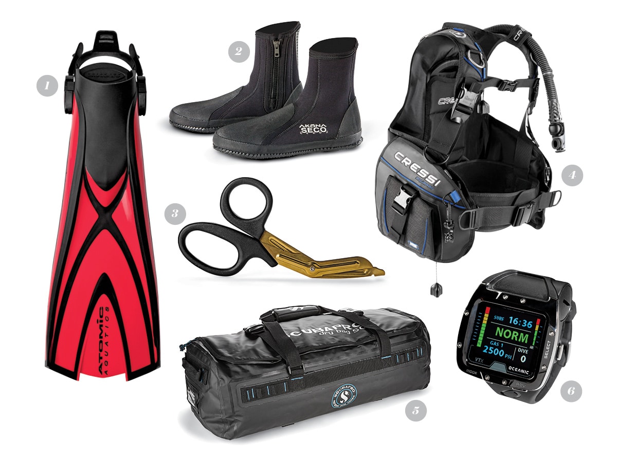 Best shore diving gear for scuba diving