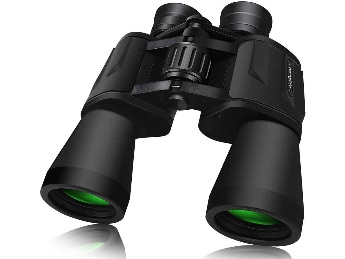 SkyGenius 10 x 50 Powerful Binoculars for Adults Durable Full-Size Clear Binoculars for Bird Watching
