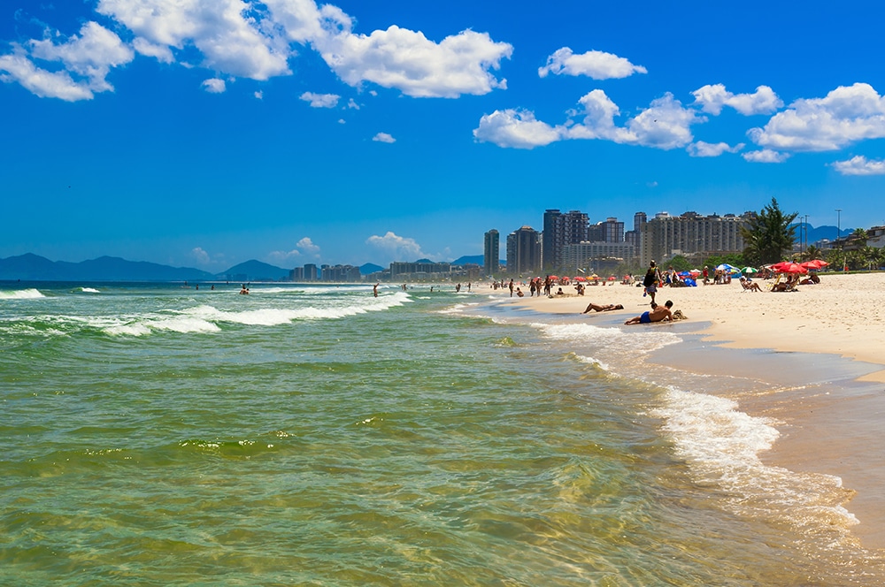 Brazil Beaches, Rio de Janeiro beach for Summer Olympics 2016: Barra da Tijuca