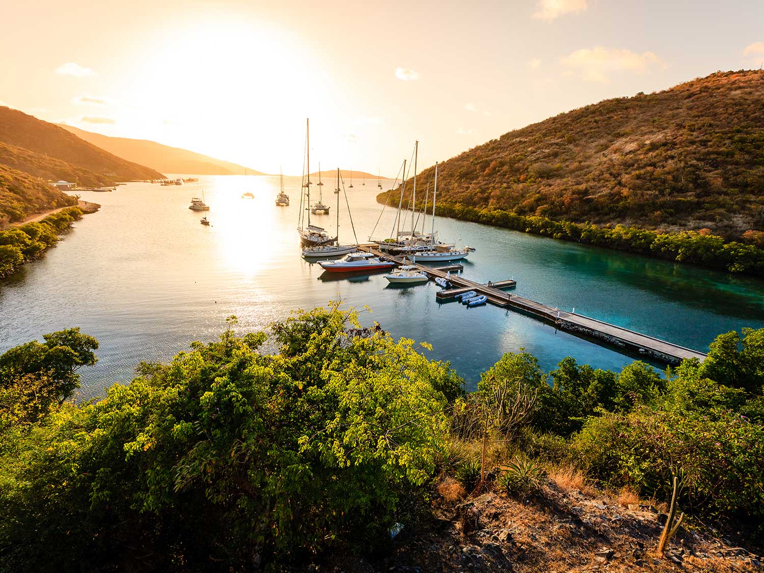 BVI sunset