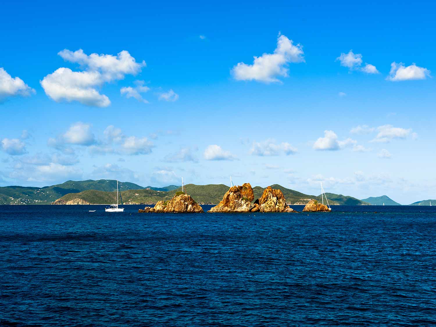 The Indians are a must-see rock formation located near Norman Island British Virgin Islands