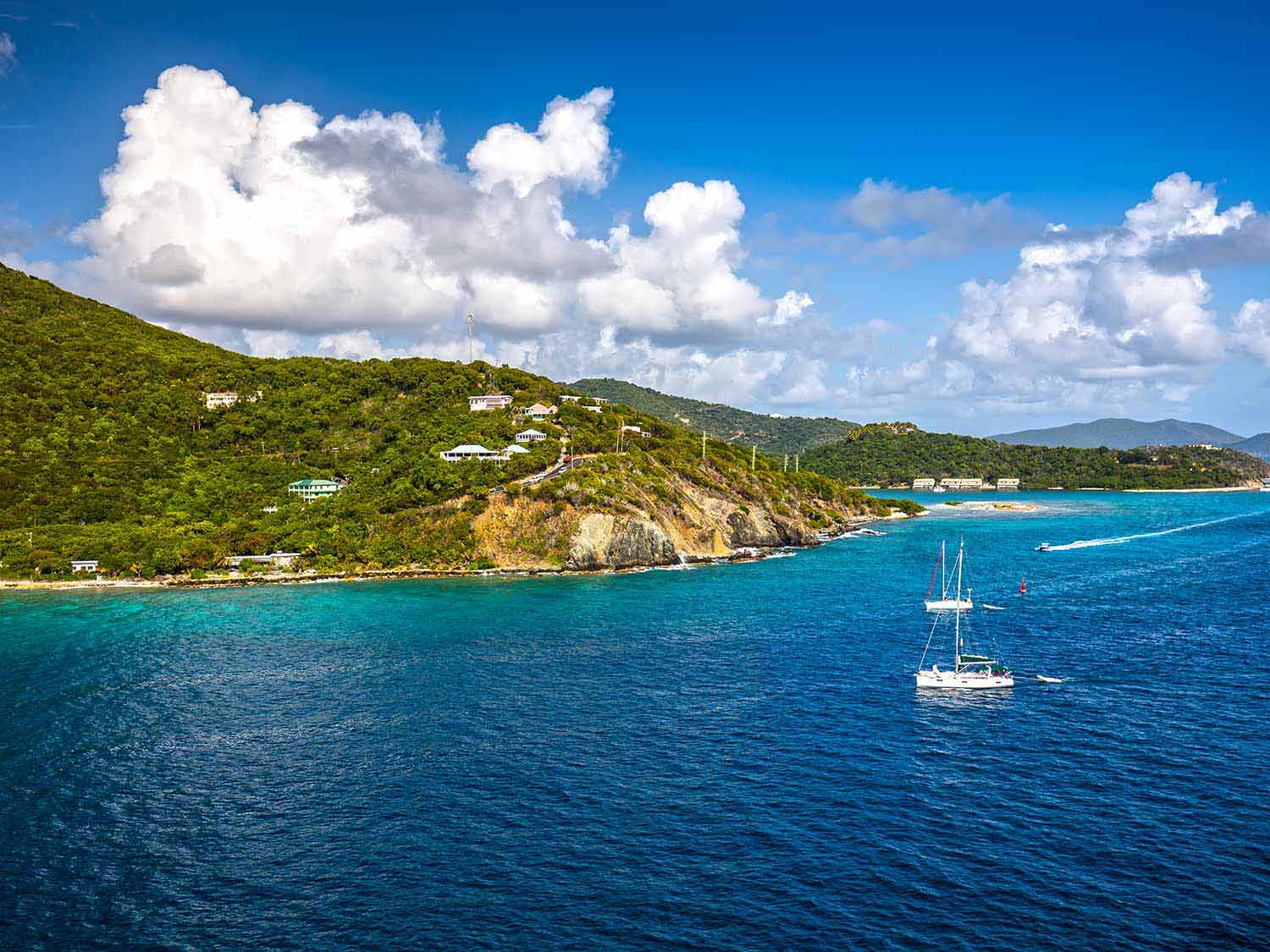 Tortola, the capital of the British Virgin Islands
