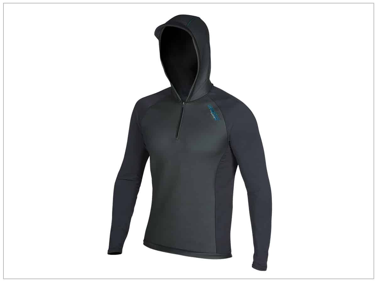 Camaro Blacktec Hoodie travel friendly scuba diving gear