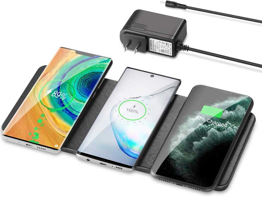 wireless phone chargers for multiple phones