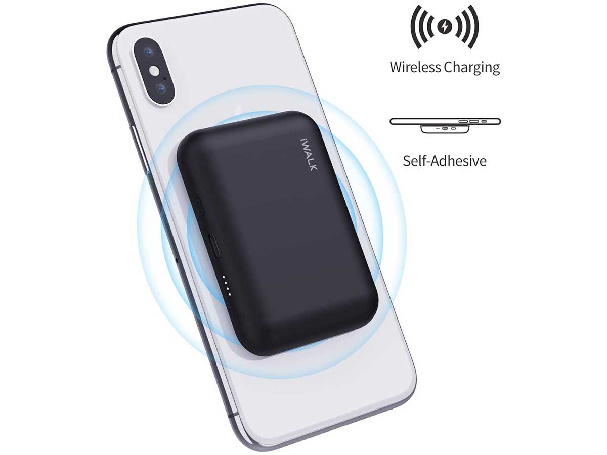 iWALK Qi Wireless Portable Charger Power Bank 3000mah by Sticking