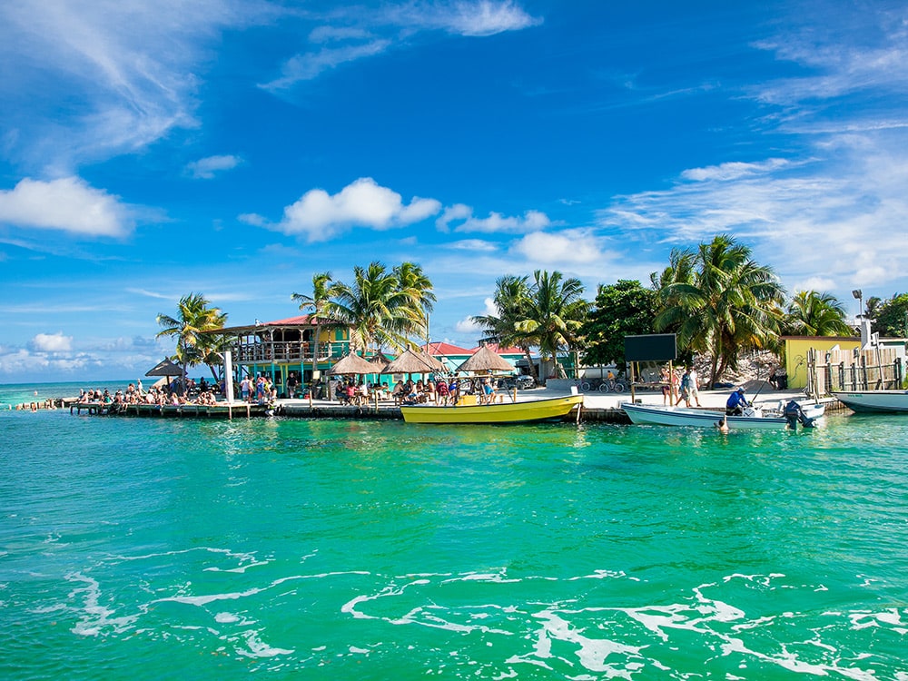 Caye Caulker, one of Belize's islands