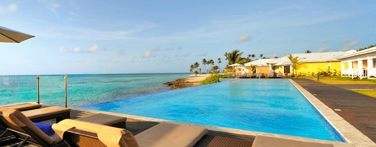 Infinity pool at Club Med Punta Cana, Dominican Republic