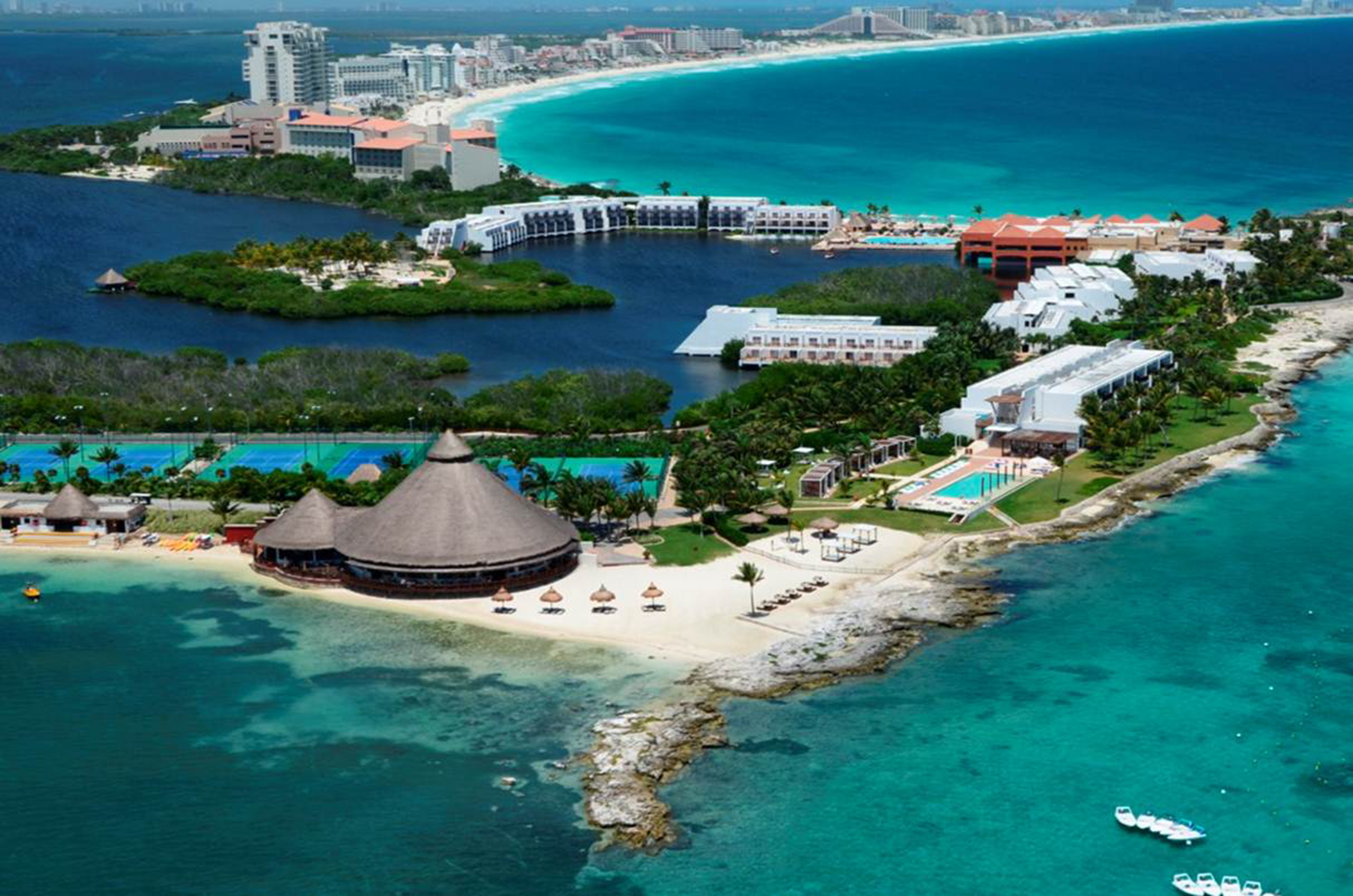 Club Med Cancun | Best Family-Friendly All-Inclusive Resort in Cancun Mexico | Aerial