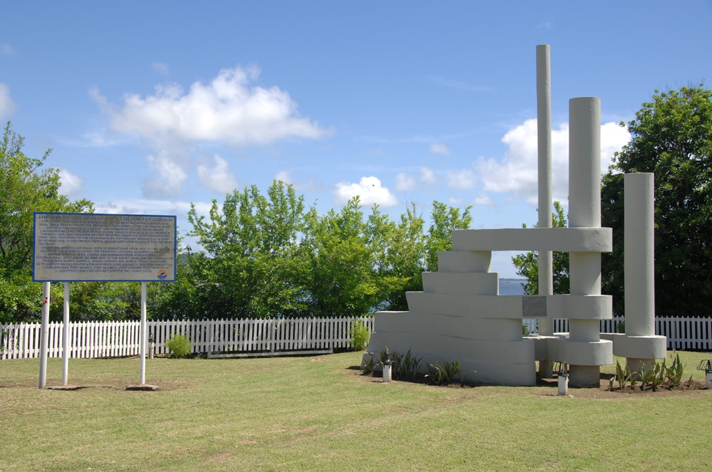 Tempting Tobago: Courlanders Monument, Plymouth