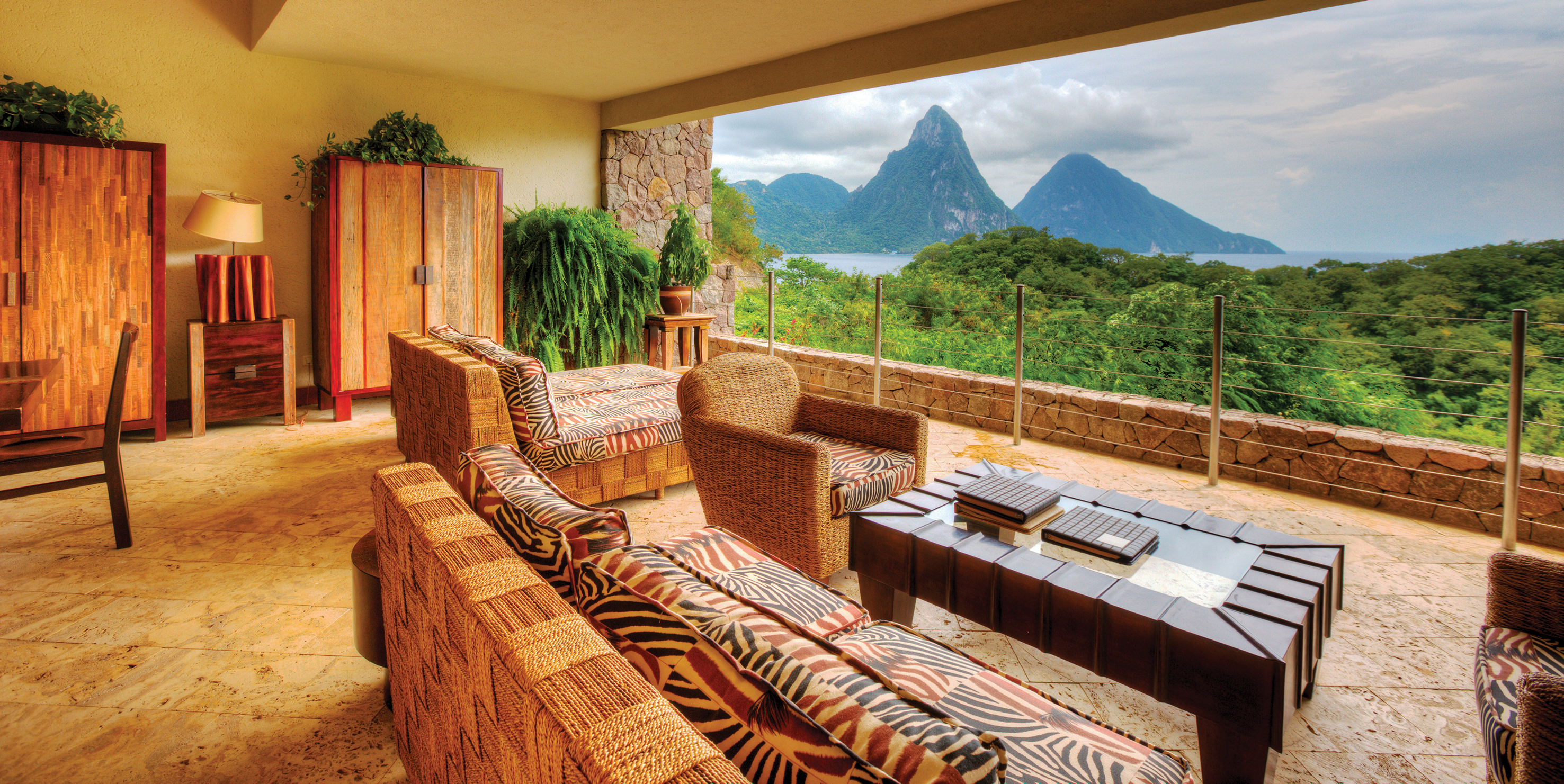 Jade Mountain Luxury Suites in the Caribbean