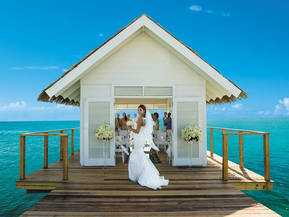 overwater wedding chapel