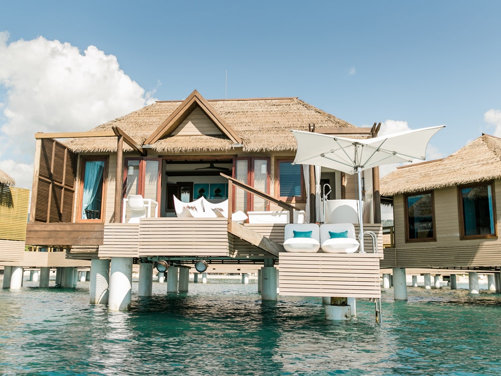 overwater bungalow