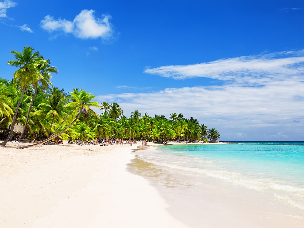 A beach in Punta Cana, Dominican Republic