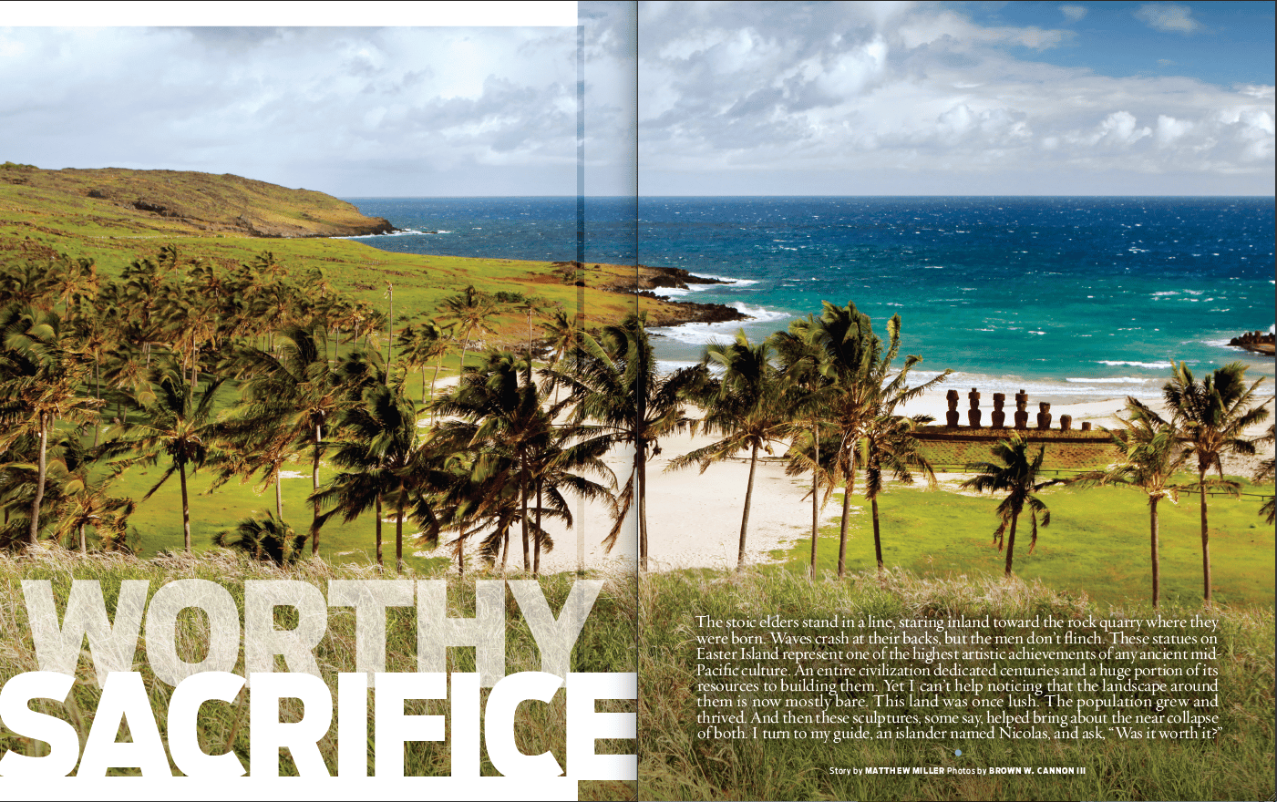 Easter Island Islands magazine article