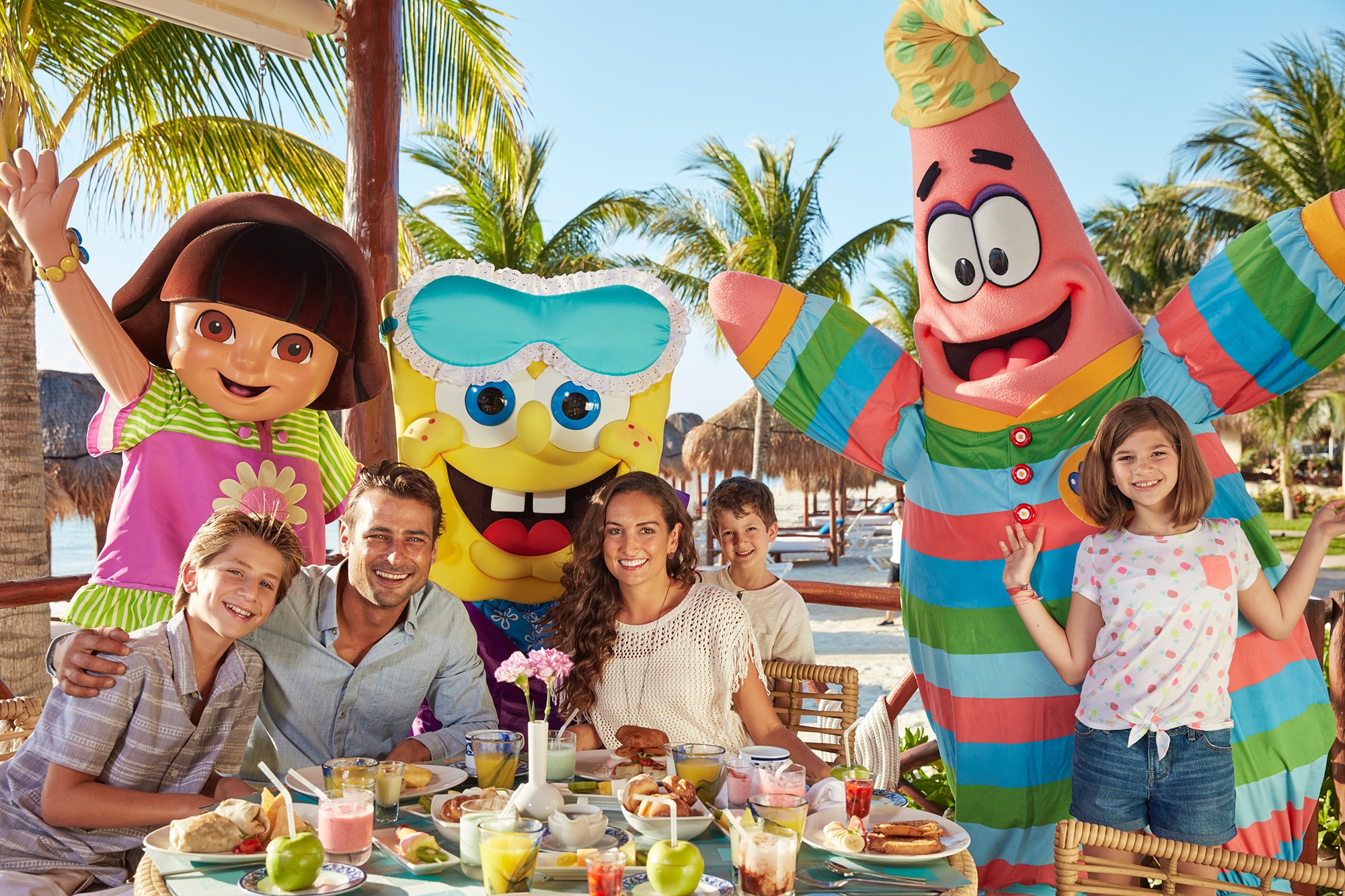Family vacations at Nickelodeon Punta Cana: Character breakfast