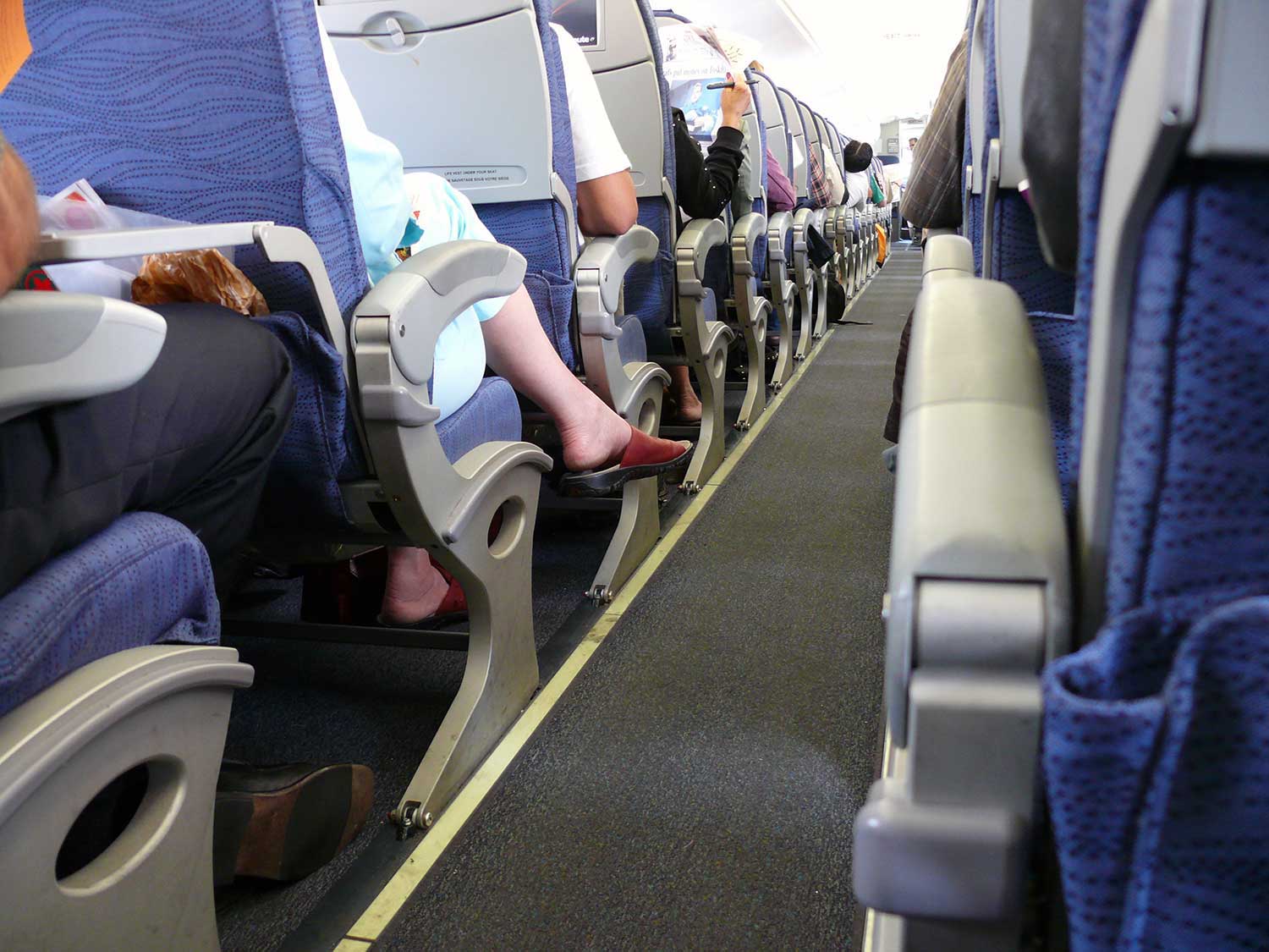 airplane feet shutterstock