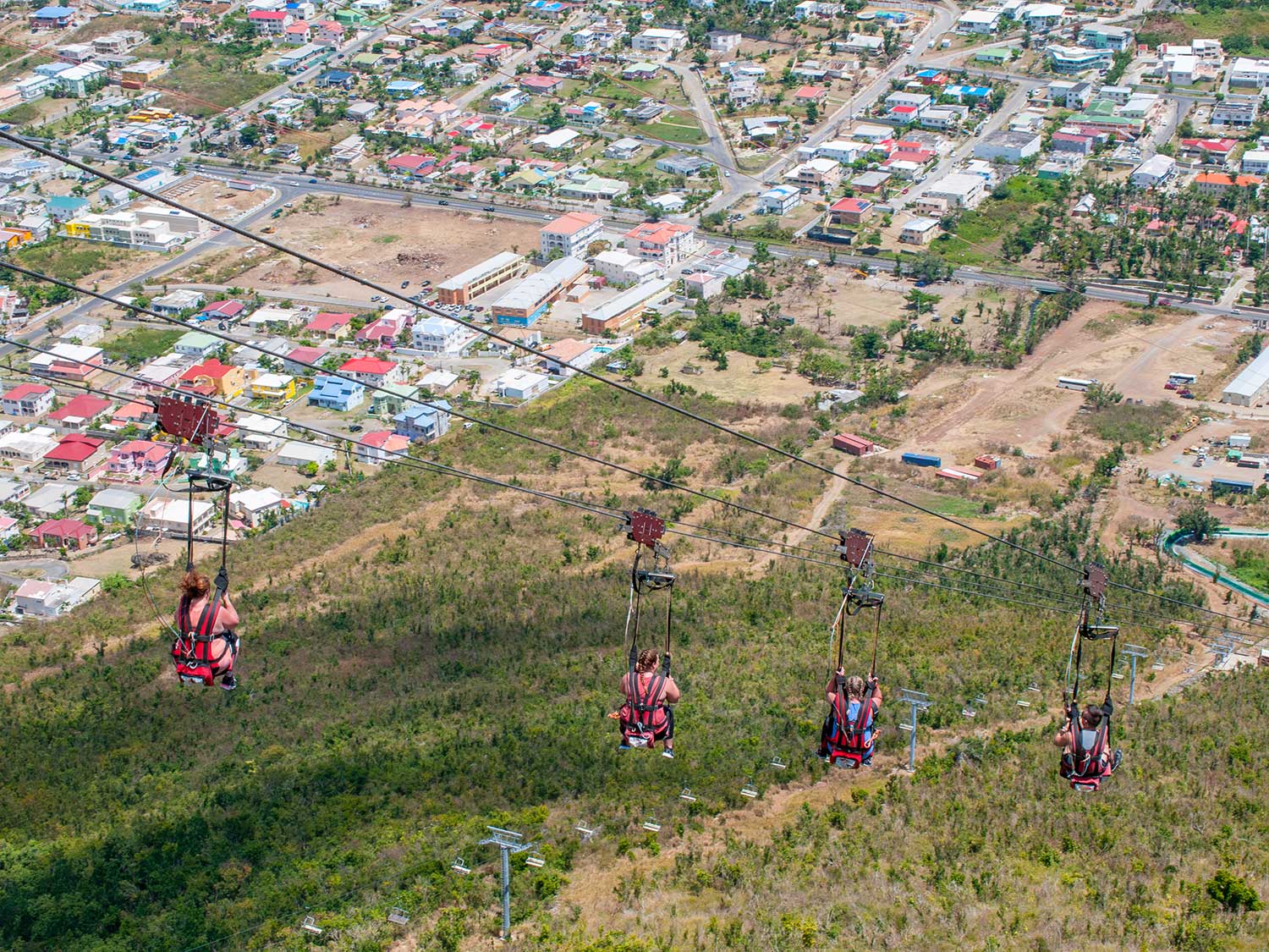 A zipline called the Flying Dutchman in Sint Maarten