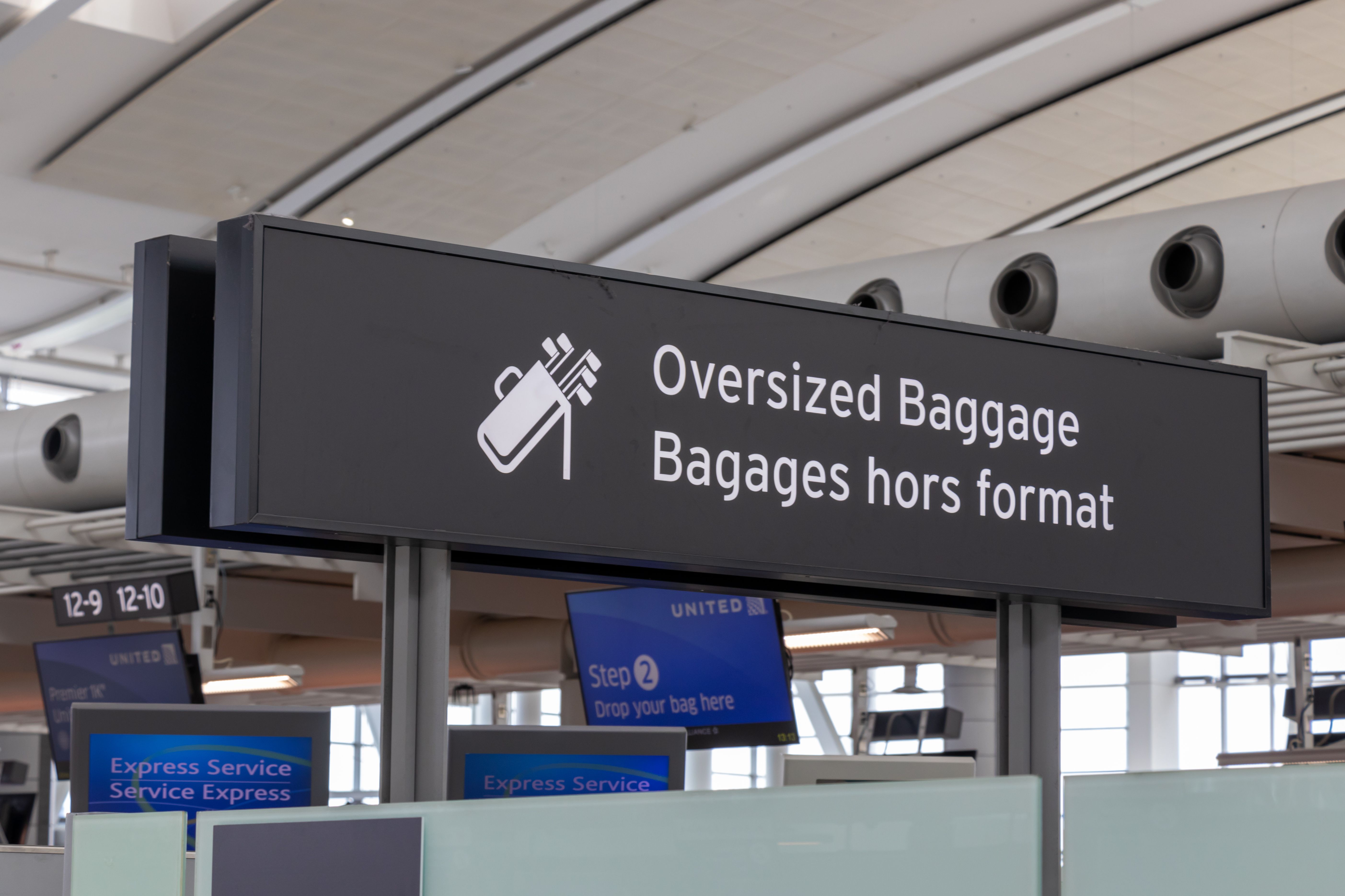 Baggage area at airport