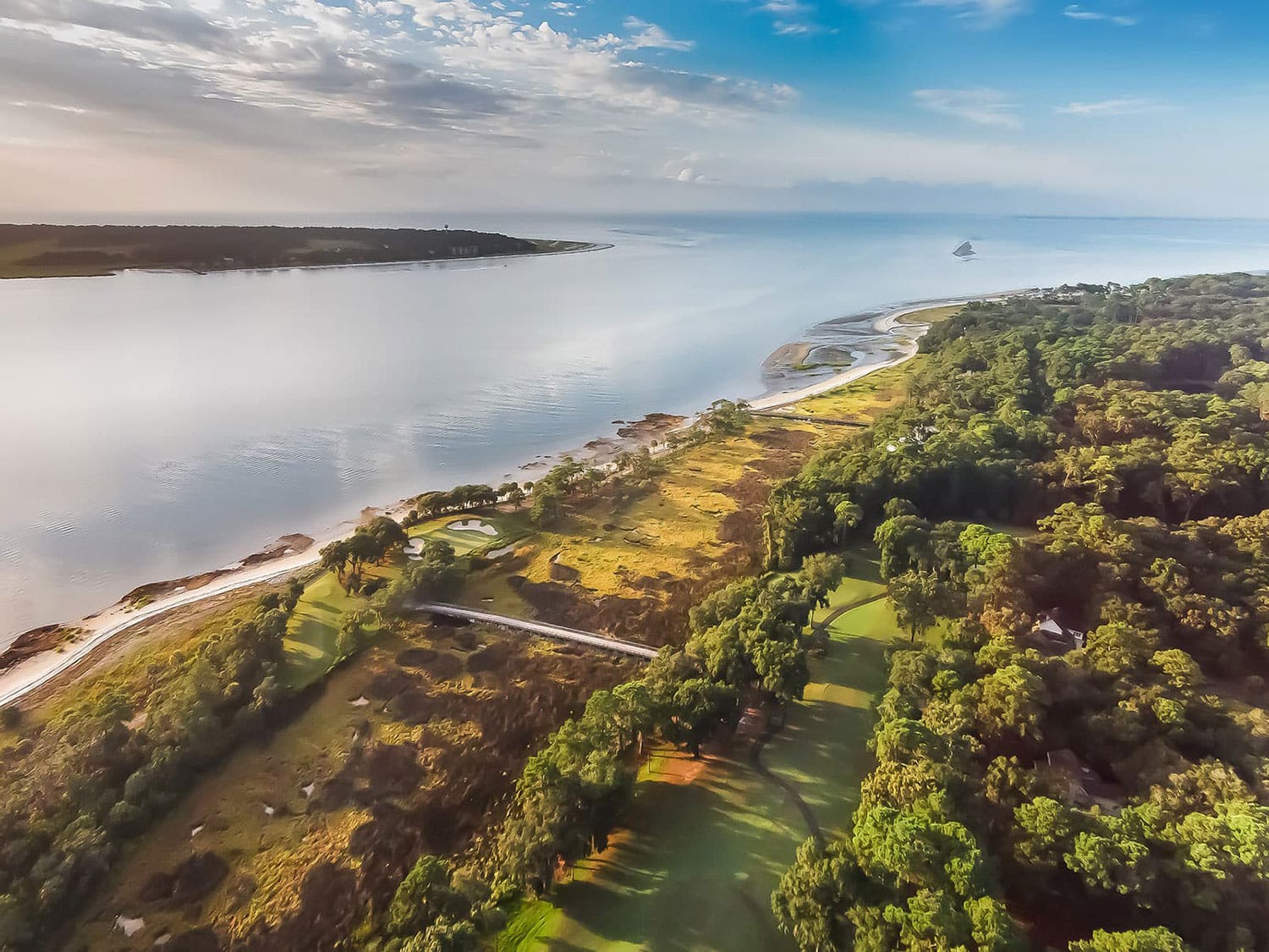 Haig Point golf course aerial photo.