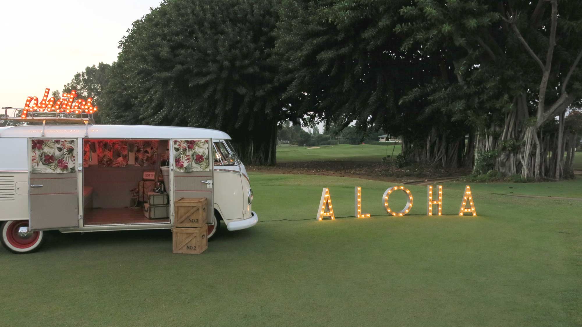 Hawaii island wedding venue: Makai Golf Course