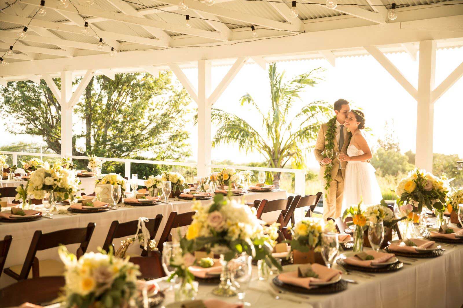 Hawaii island wedding venue: Puakea Ranch