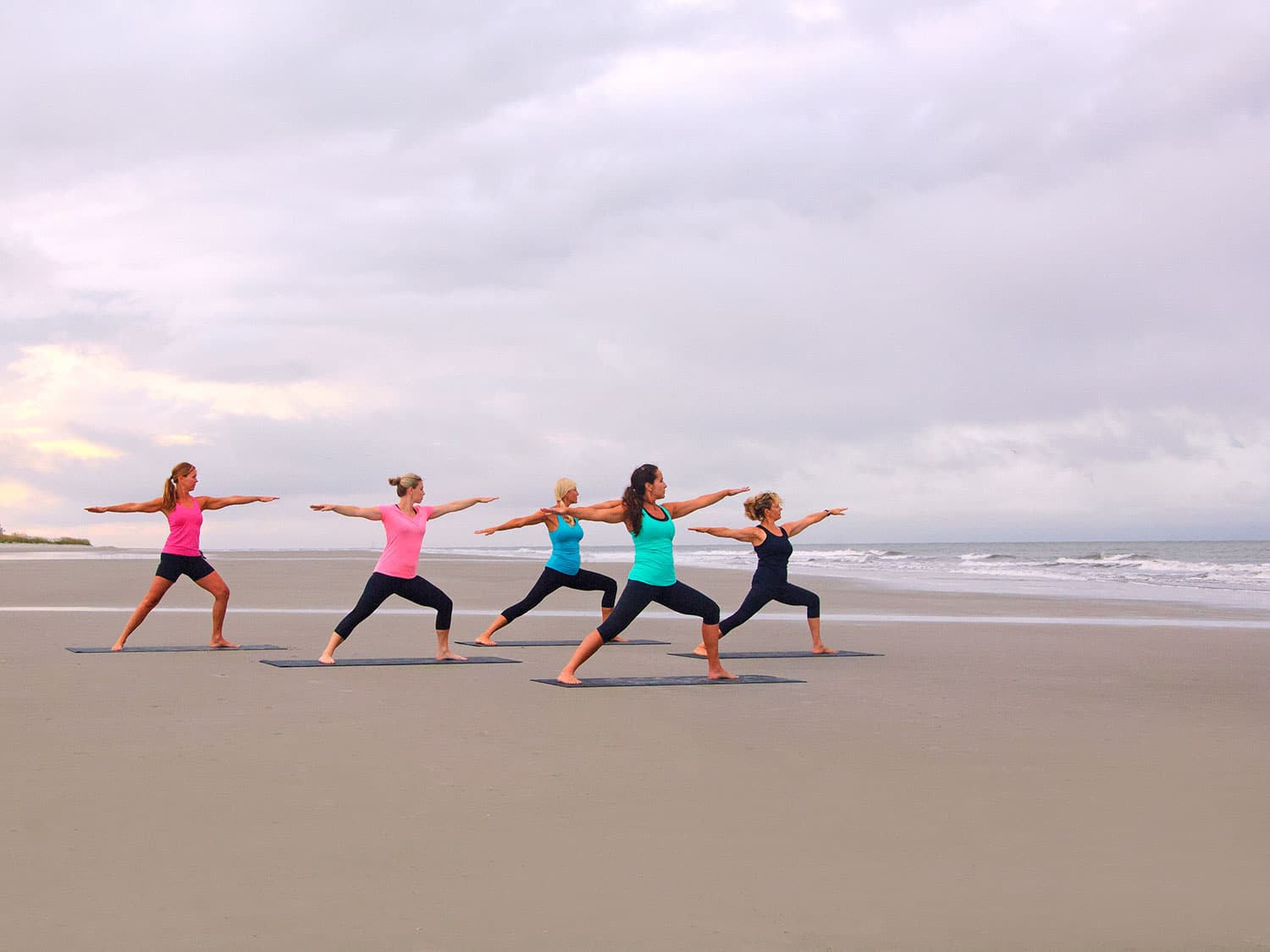 yoga on the beach