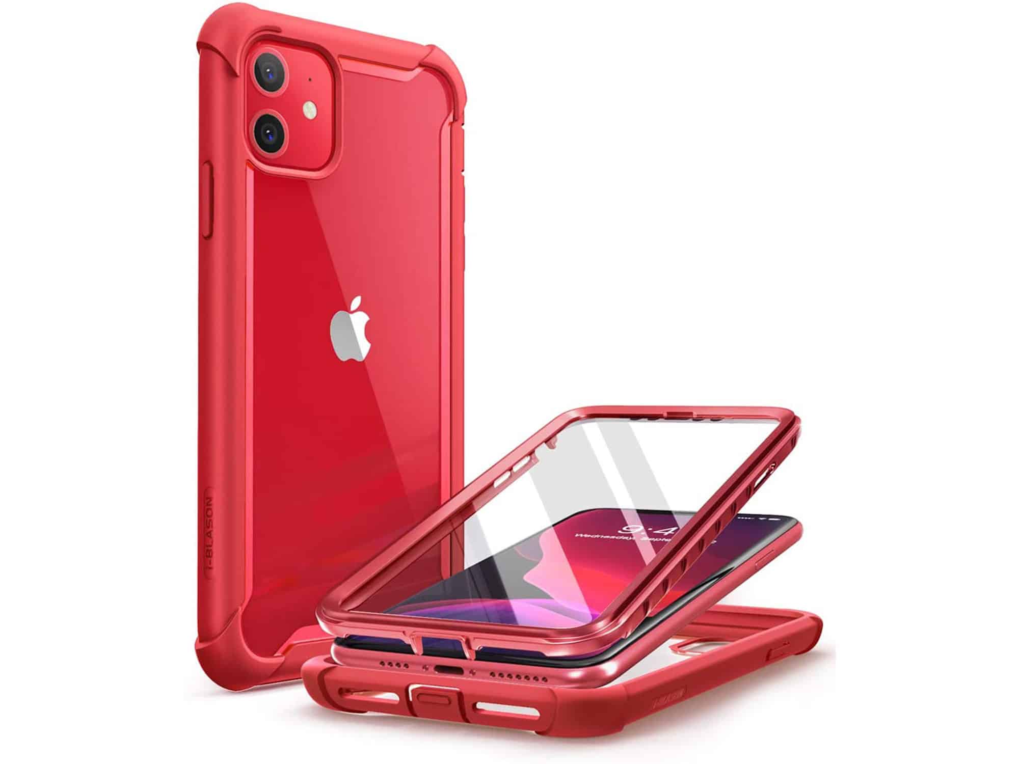 Phone case with screen protector