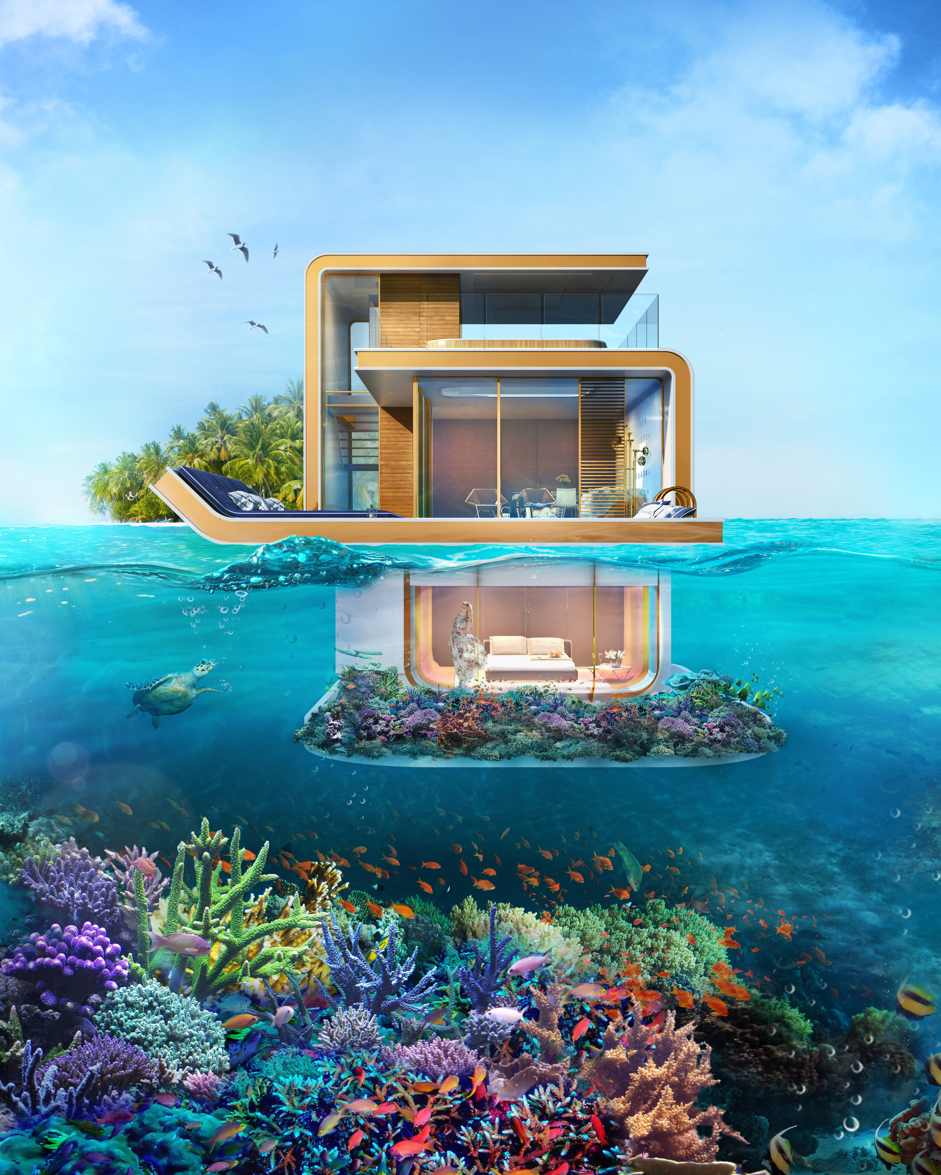 The Floating Seahorse House