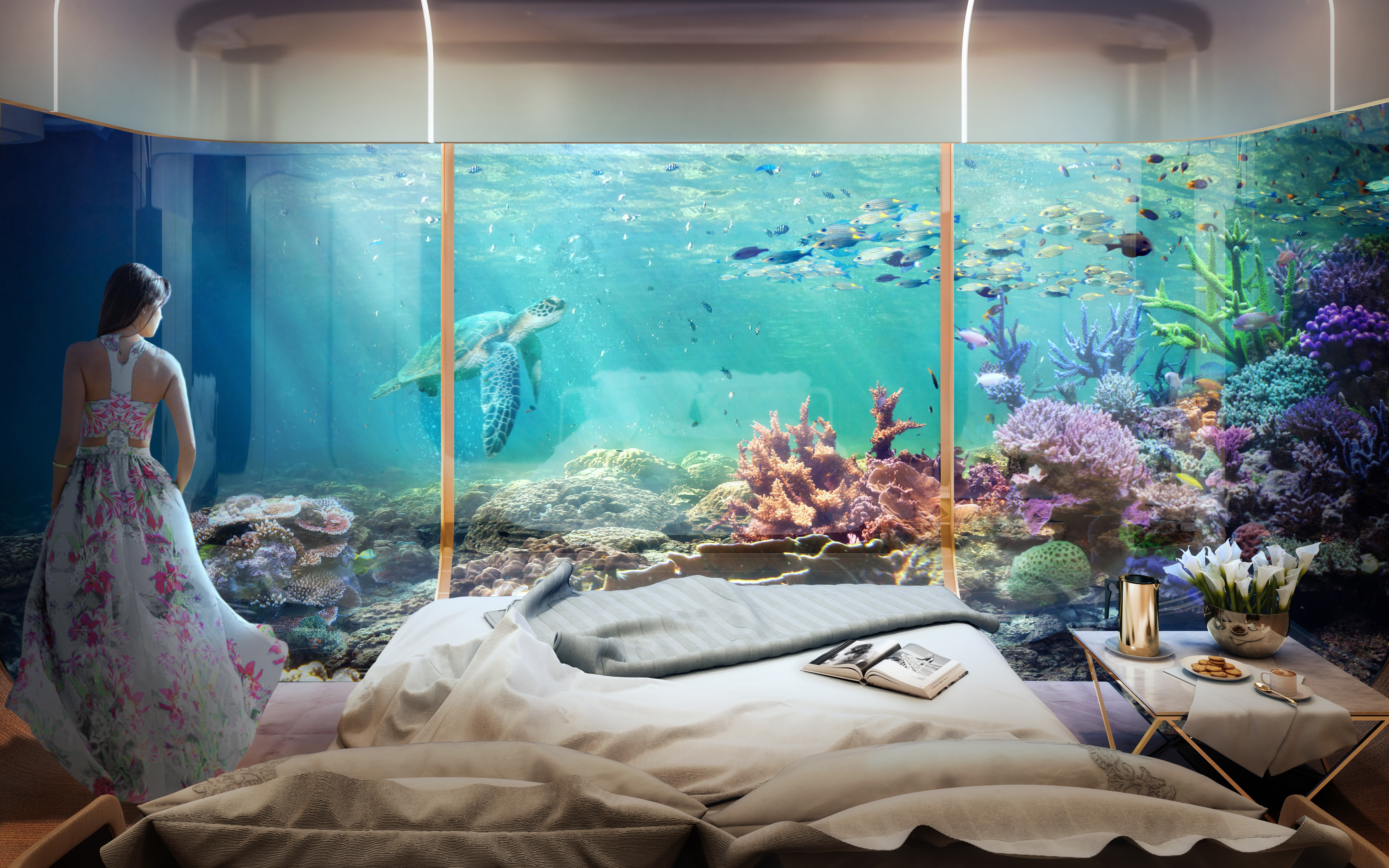Dubai's Floating Seahorse Homes | Underwater Houses | Over-The-Top Luxury Resorts