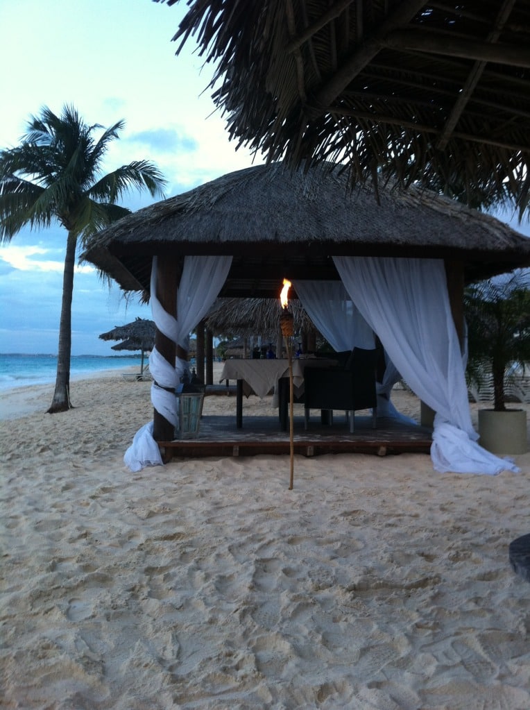 Aruba Bucuti beach resort private cabana