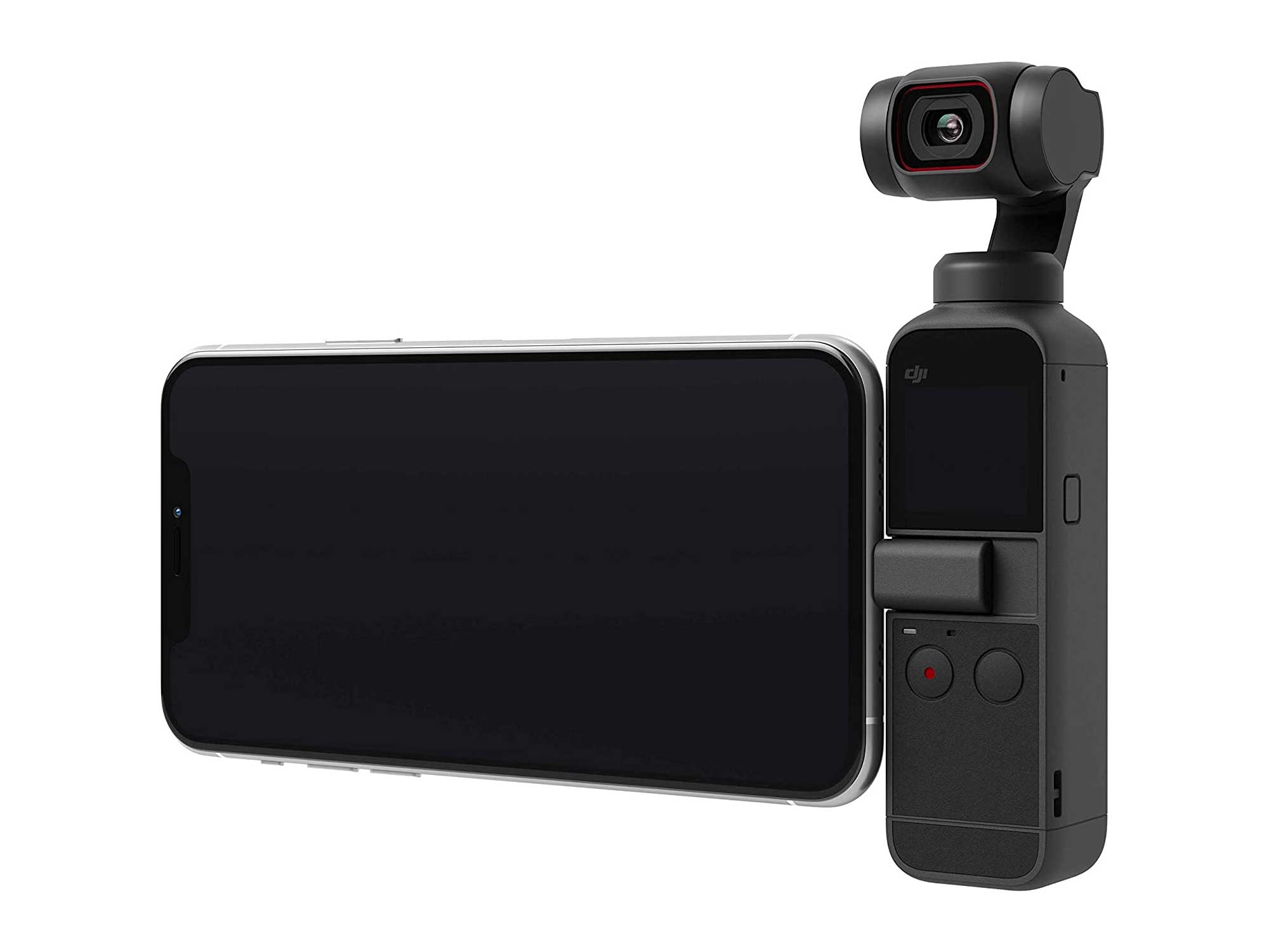 DJI Pocket 2 - Handheld 3-Axis Gimbal Stabilizer with 4K Camera, 1/1.7