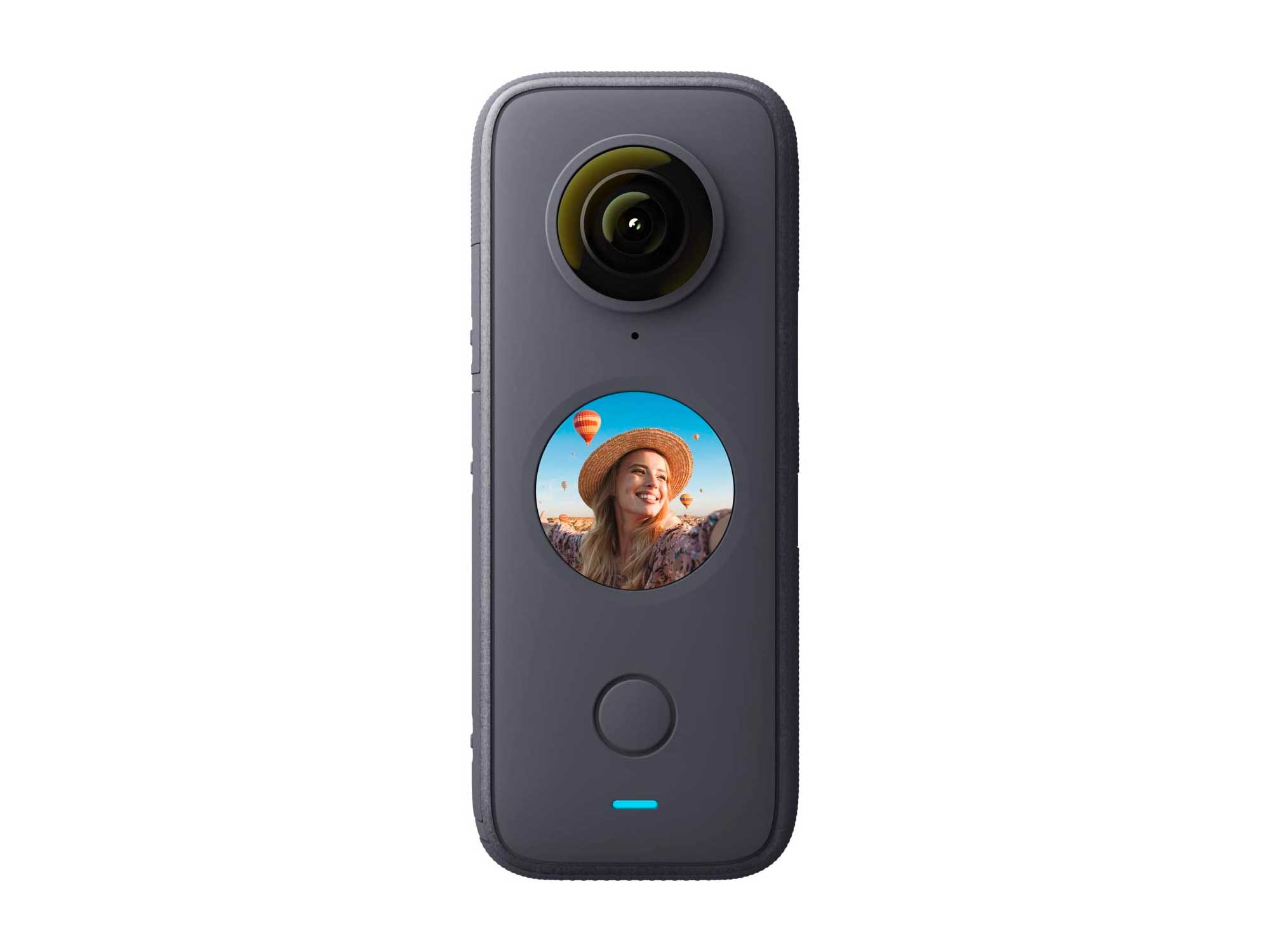 Insta360 ONE X2 360 Degree Waterproof Action Camera, 5.7K 360, Stabilization, Touch Screen, AI Editing, Live Streaming, Webcam, Voice Control