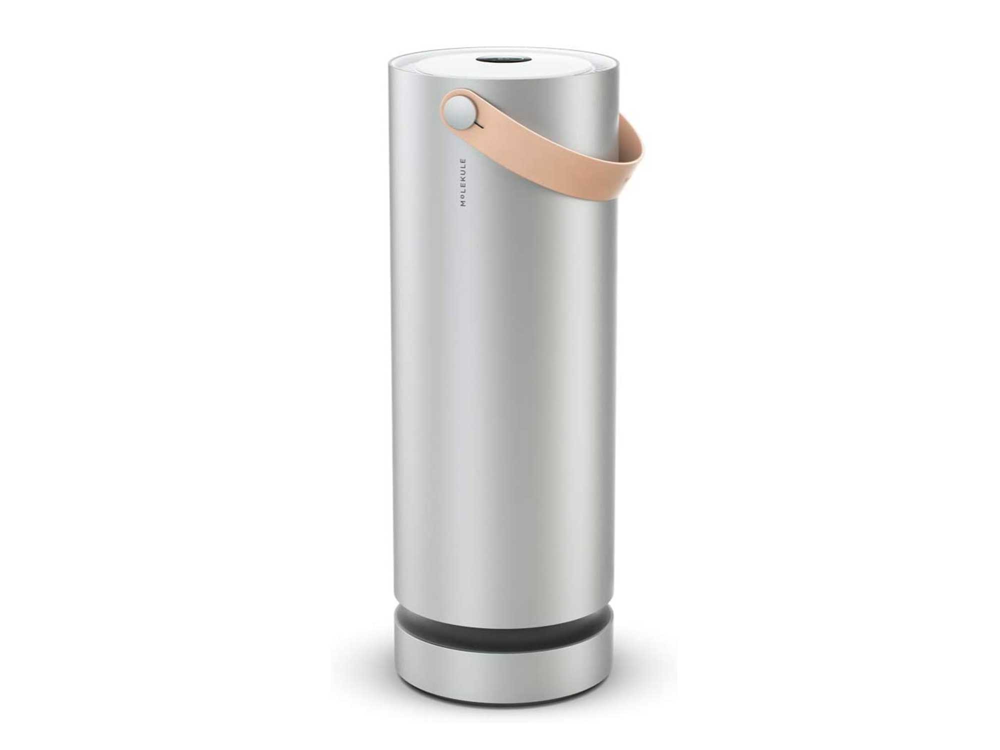 Molekule Air Large Room Air Purifier with PECO Technology for Allergens, Pollutants, Viruses, Bacteria, and Mold, Silver
