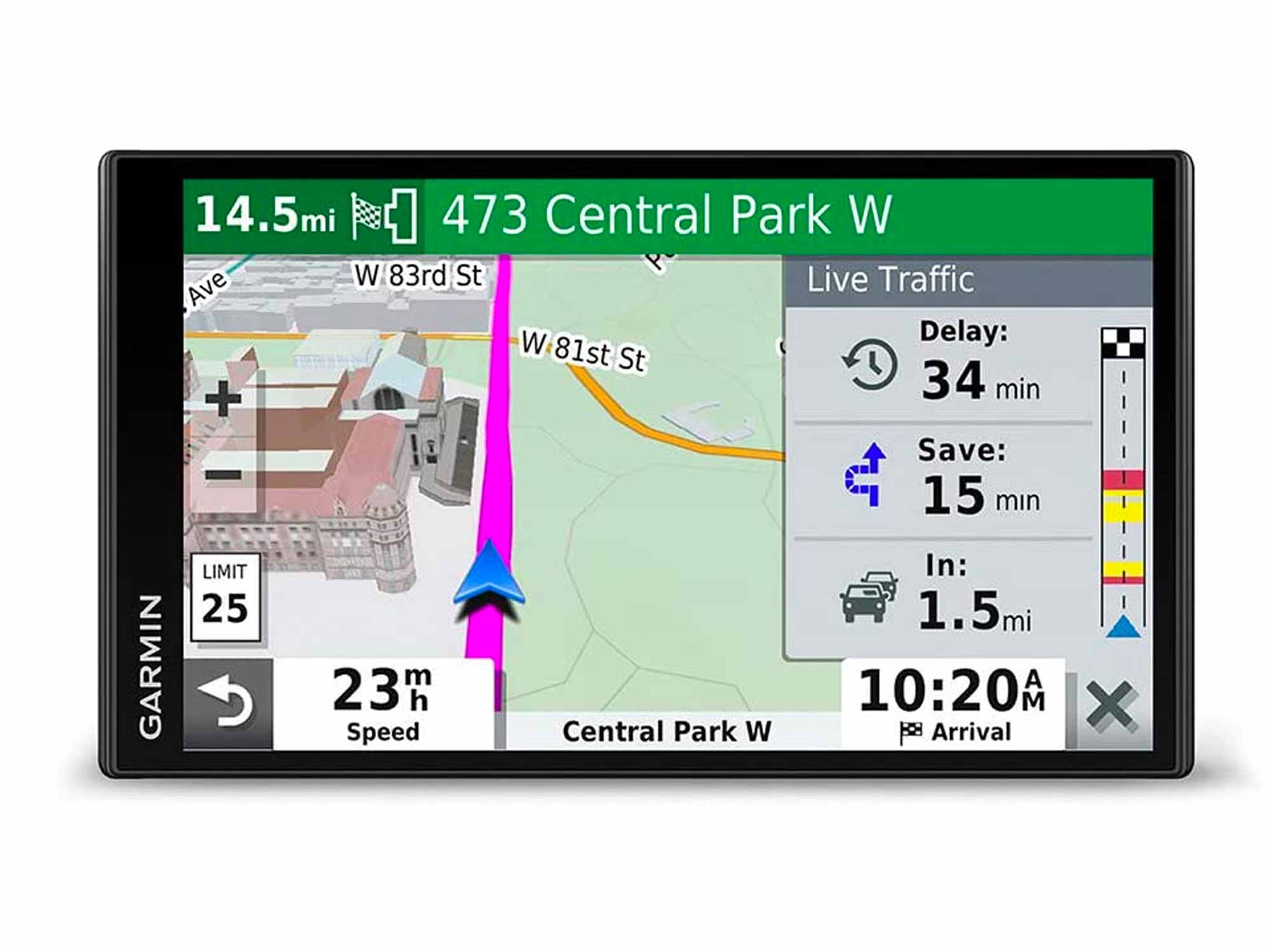 Garmin DriveSmart 65, Built-In Voice-Controlled GPS Navigator with 6.95