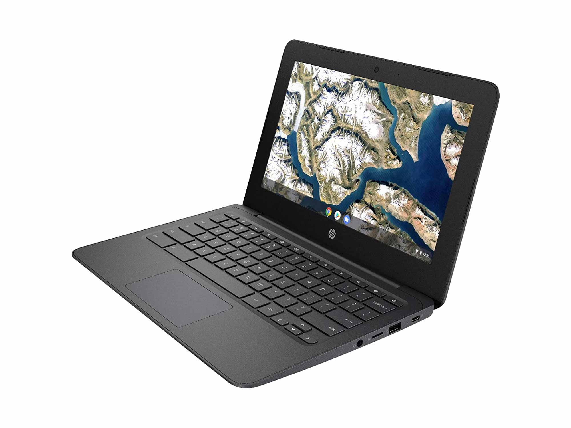 2021 Newest HP Chromebook 11.6 Inch Laptop, Intel Celeron N3350 up to 2.4 GHz, 4GB LPDDR2 RAM, 32GB eMMC, WiFi, Bluetooth, Webcam, Chrome OS + NexiGo 32GB MicroSD Card Bundle