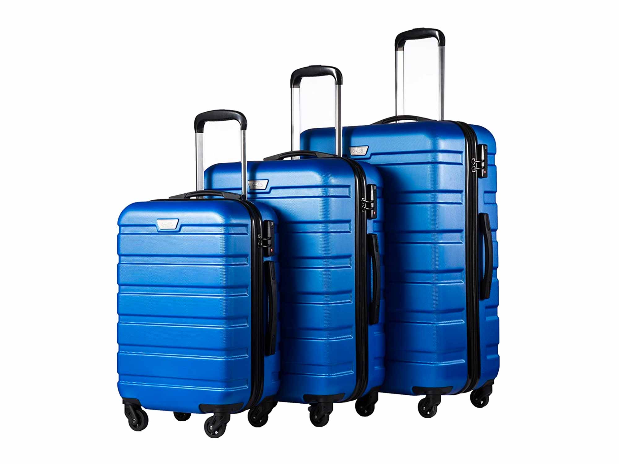 COOLIFE Luggage 3 Piece Set Suitcase Spinner Hardshell Lightweight TSA Lock 4 Piece Set