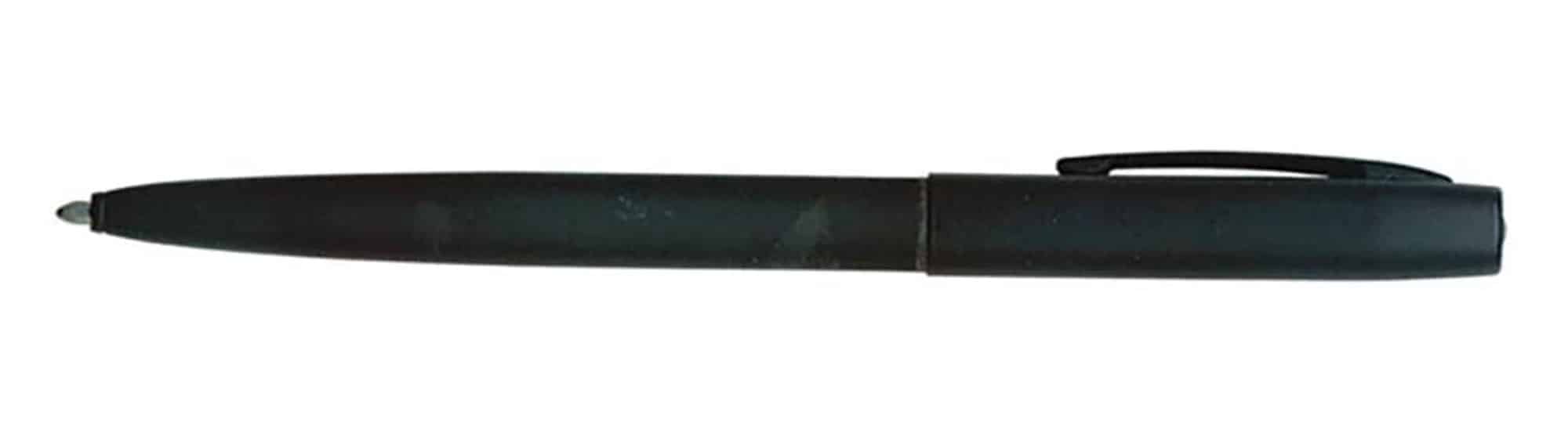 Rite in the Rain Weatherproof Black Metal Clicker Pen - Black Ink (No. 97)