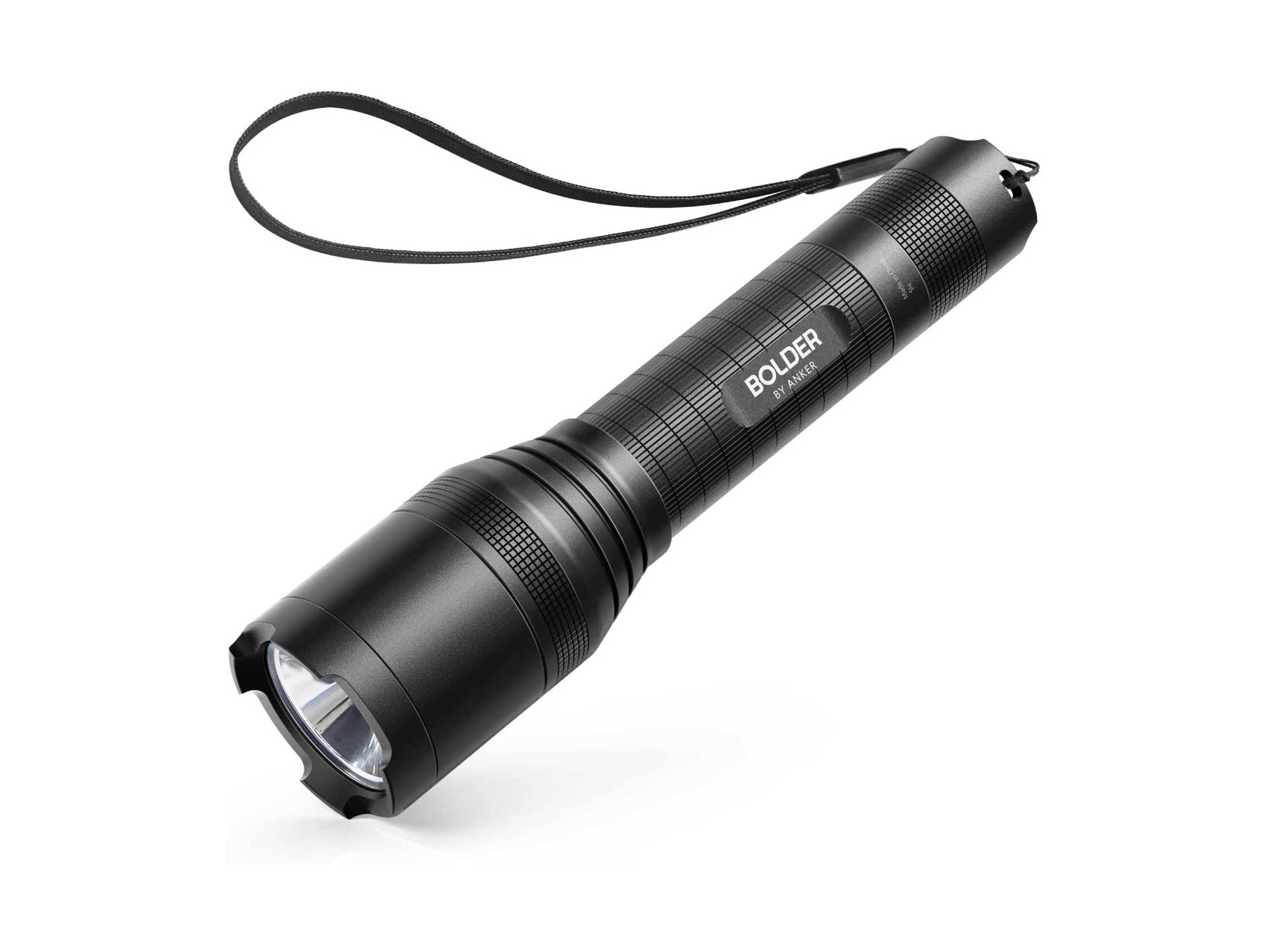 Anker Rechargeable Bolder LC90 LED Flashlight, Pocket-Sized Torch with Super Bright 900 Lumens CREE LED, IPX5 Water-Resistant, Zoomable, 5 Light Modes, 18650 Battery Included