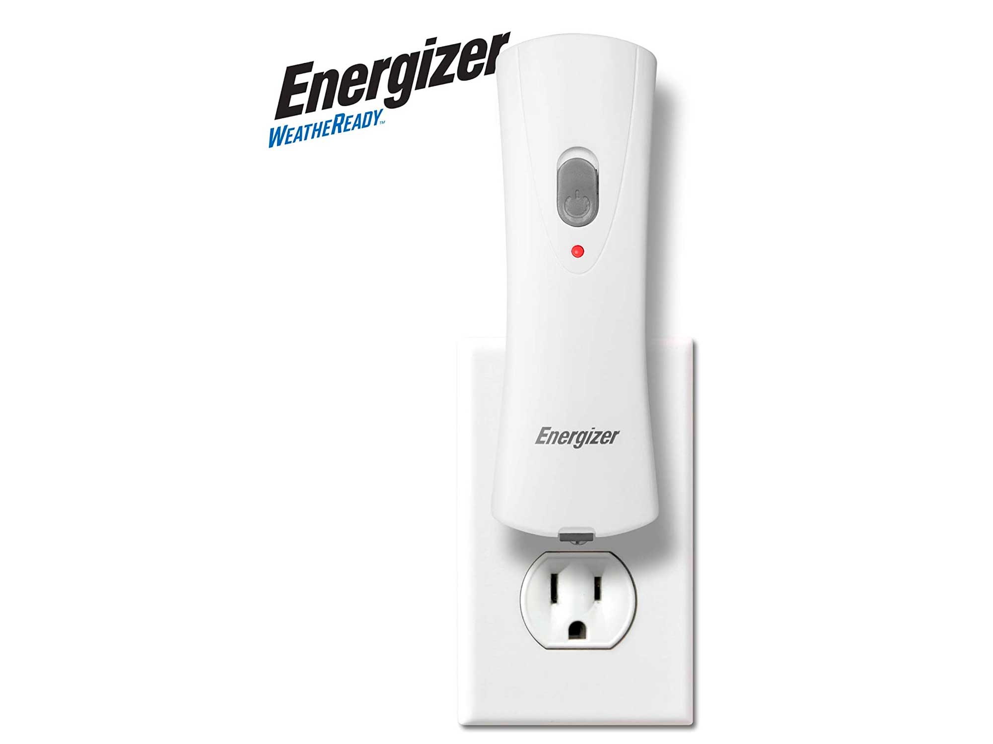 ENERGIZER Compact Rechargeable Emergency LED Flashlight, Plug-in Power Outage Light, Portable Rechargeable Power Failure Flashlights, Great For Hurricane Supplies, Survival Kits, Emergencies