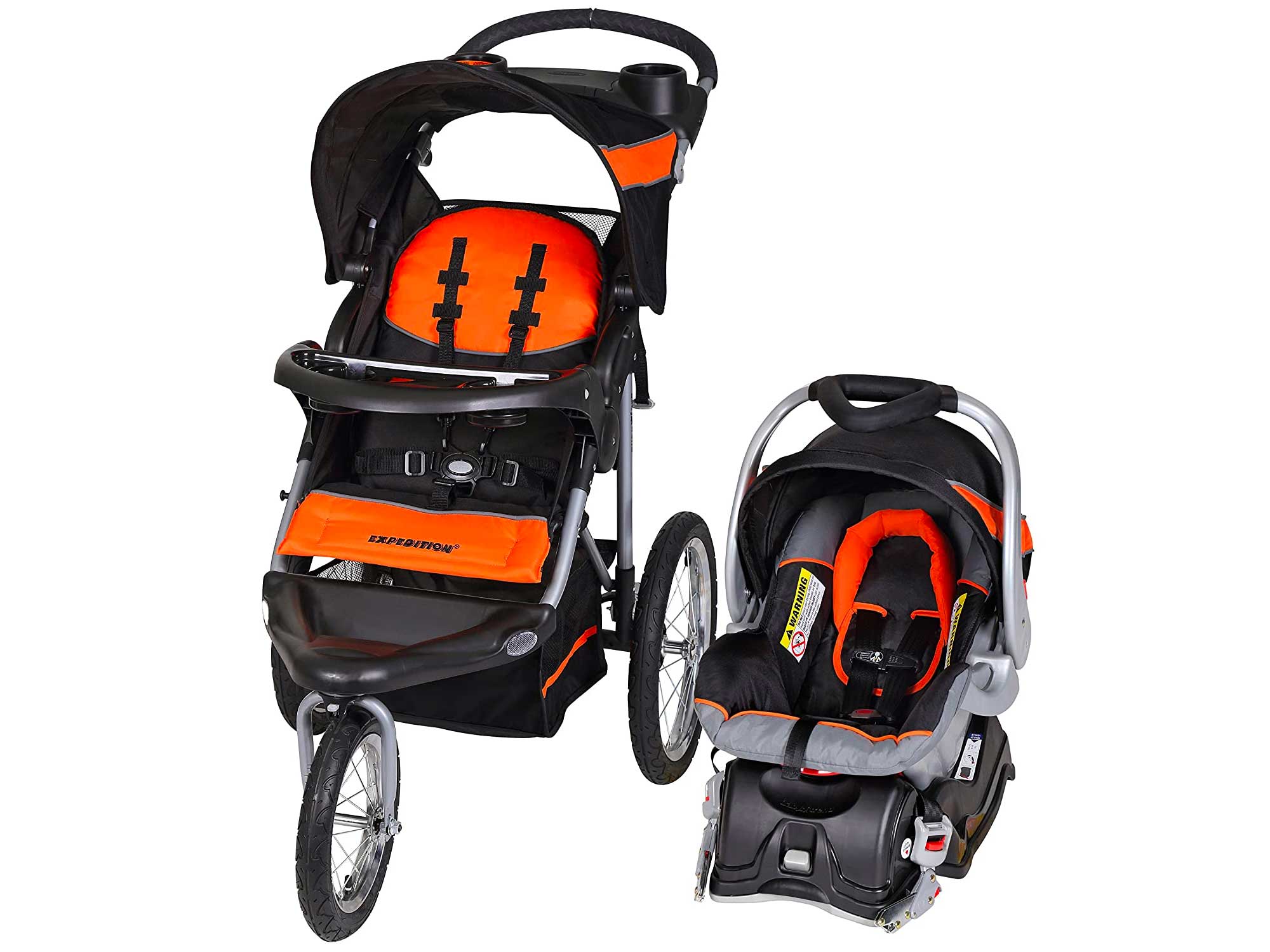 Baby Trend Expedition Jogger Travel System, Millennium Orange