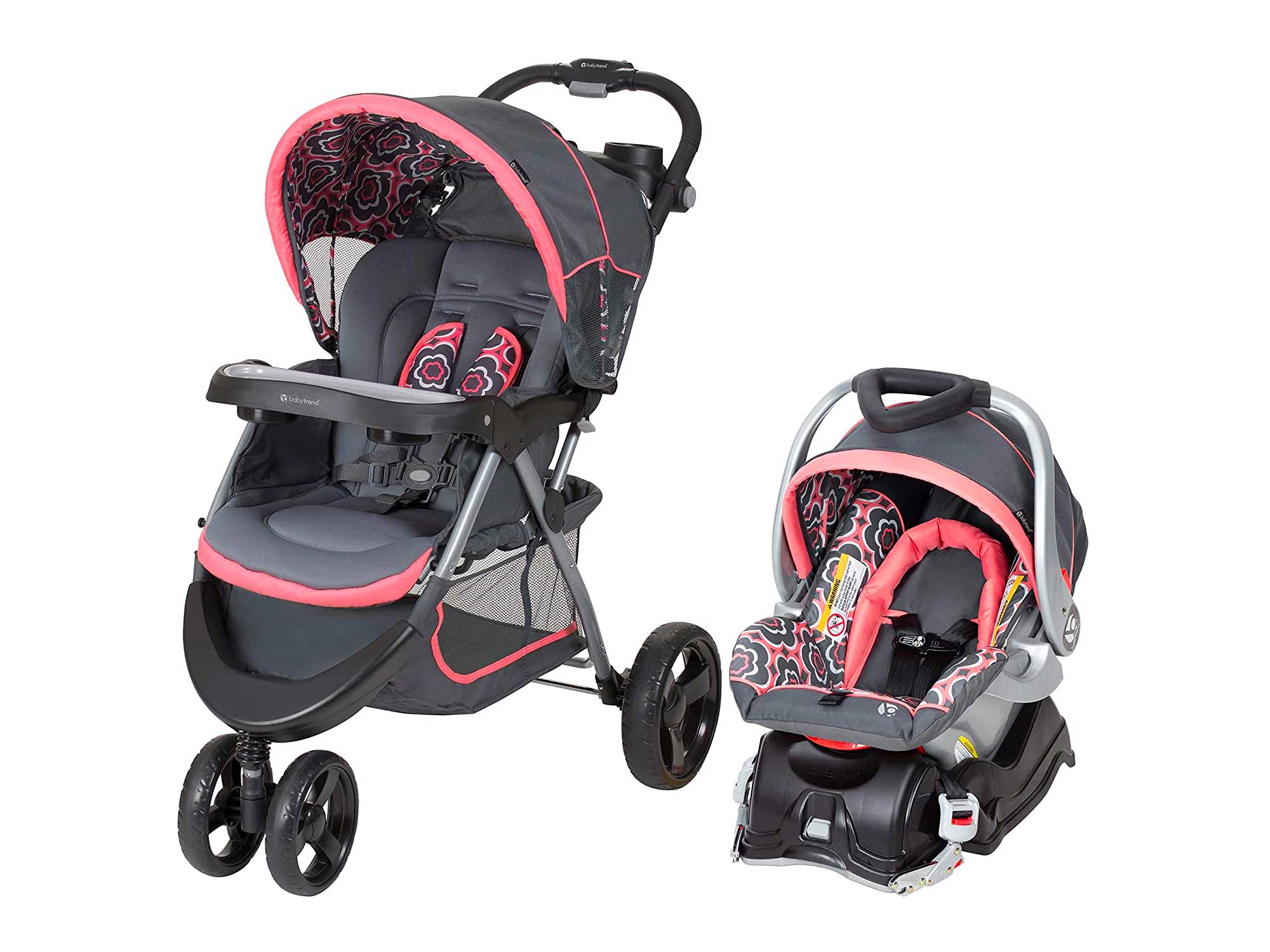 Baby Trend Nexton Travel System, Coral Floral