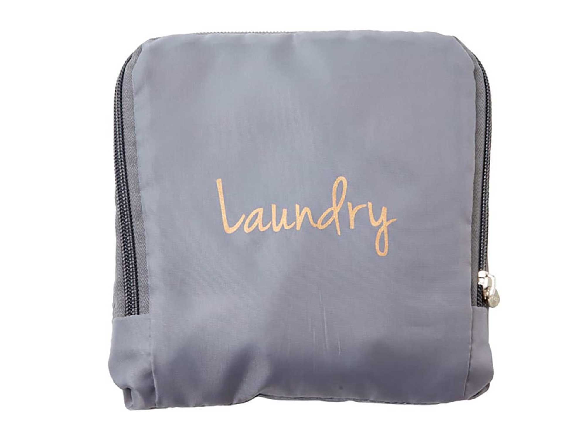 Miamica Laundry Bag, Assorted Styles, Grey/Gold, One Size