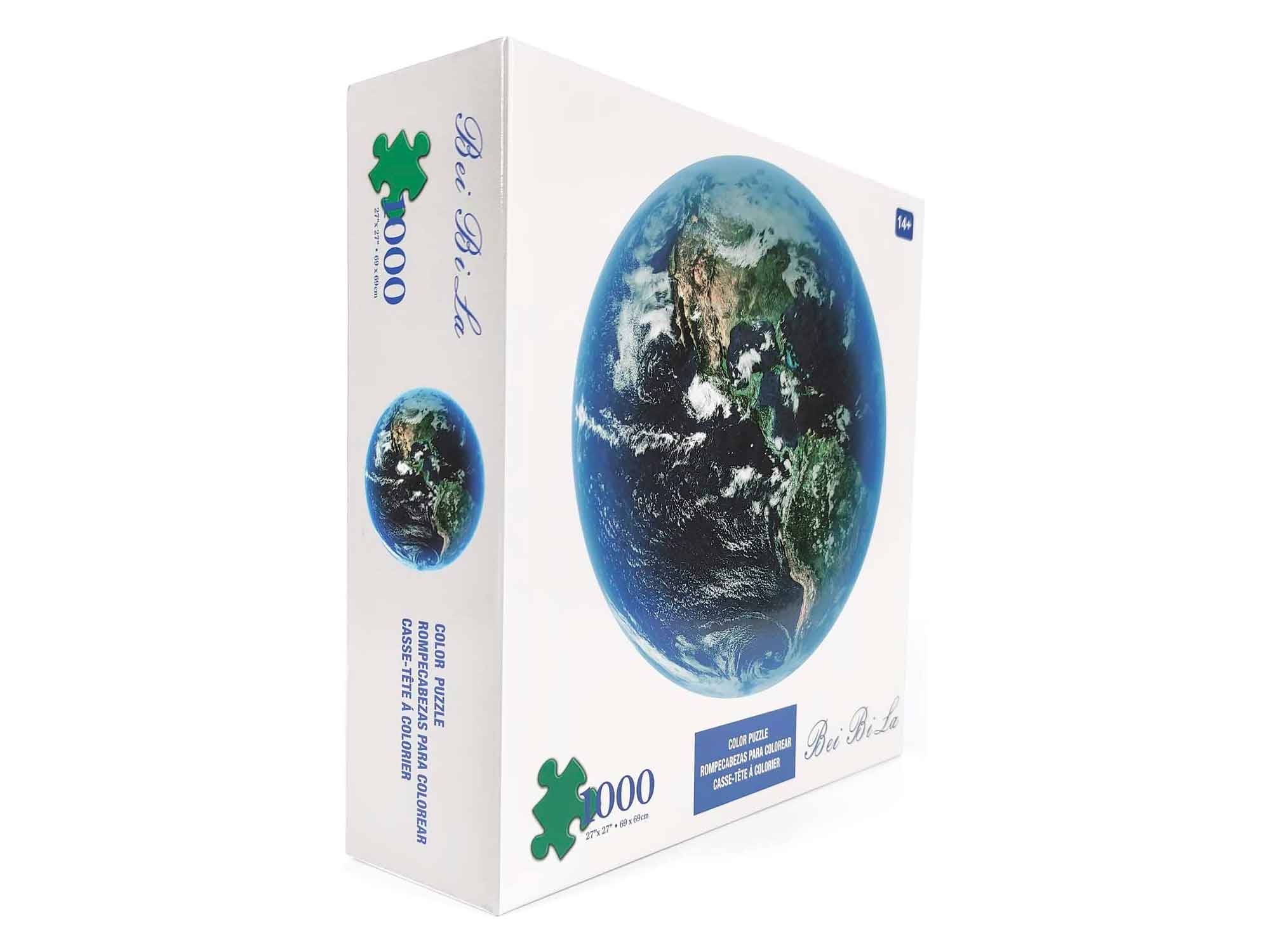 Hardcraft Jigsaw Puzzle 1000 Piece for Adults Earth Puzzle 3D Visual Puzzle Jigsaw Puzzle