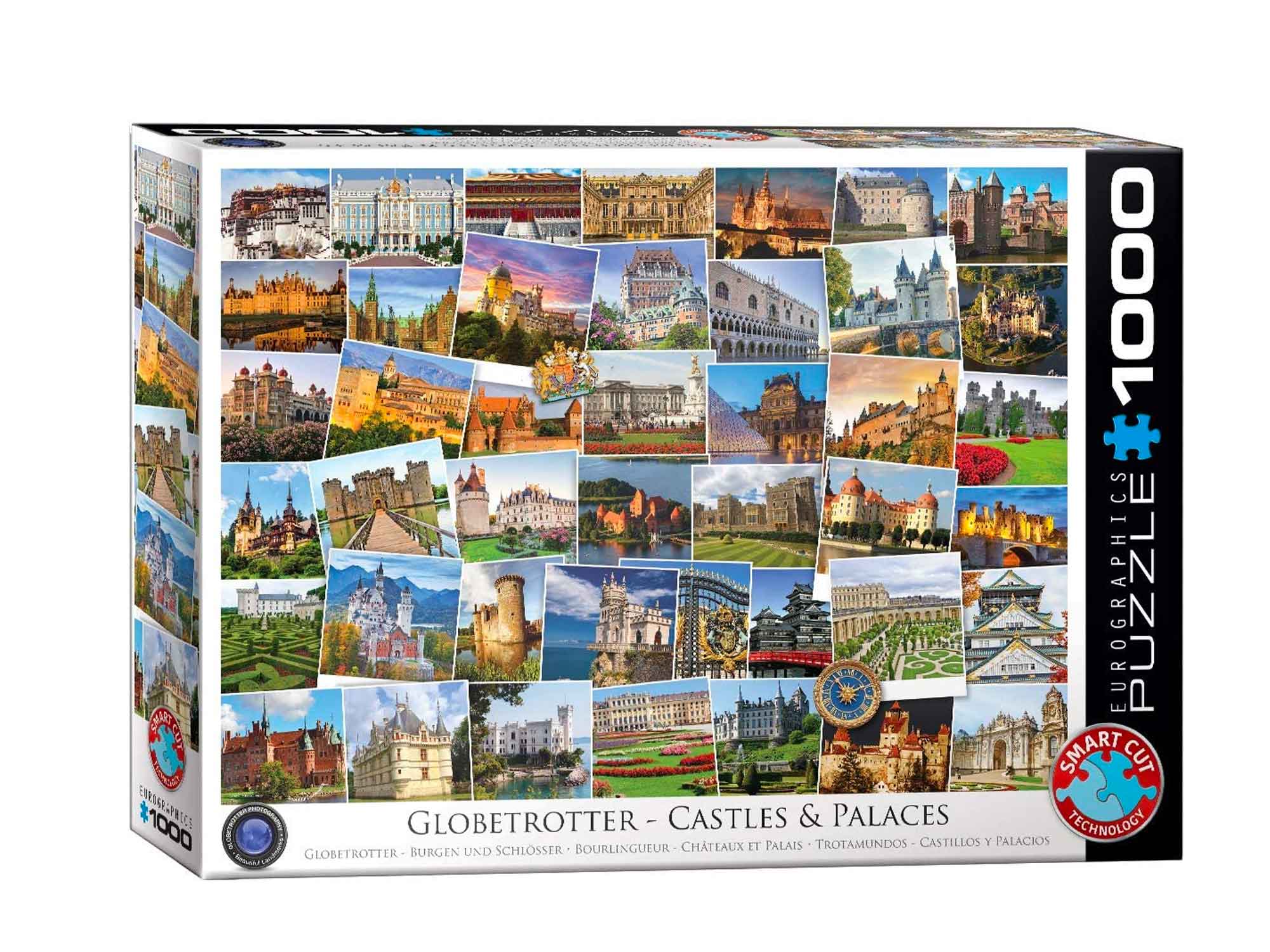 EuroGraphics Castles and Palaces Globetrotter Jigsaw Puzzle (1000 Piece)